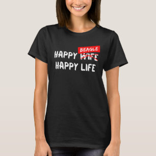 Camiseta Beagle Dog Raza Feliz Vida Animal Amigo Perro