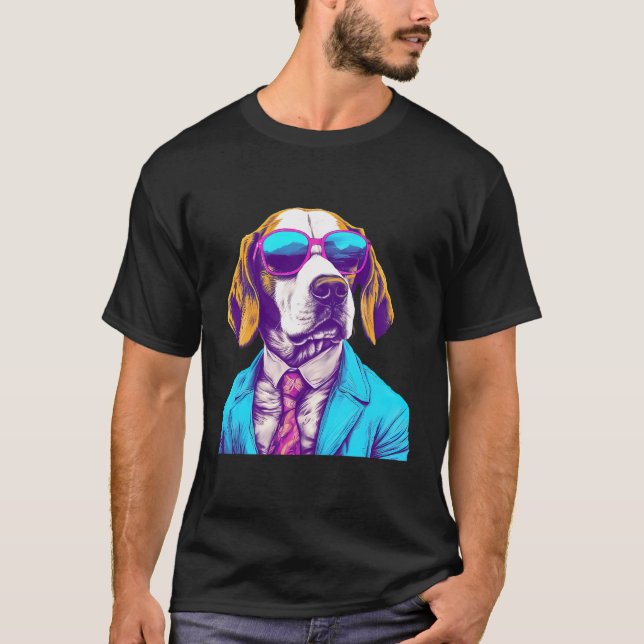Camiseta Beagle Dog Vintage Style (Anverso)