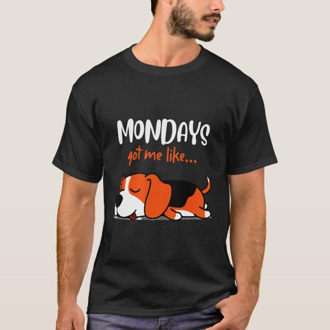 Camiseta Beagle durmiente (Anverso)