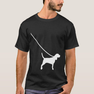 Camiseta Beagle En Un Perro De Amor De Pierna, Mamá Papá Ma