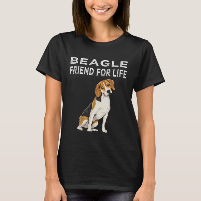Camiseta Beagle Friend For Life Dog Friendship Beagle (Anverso)