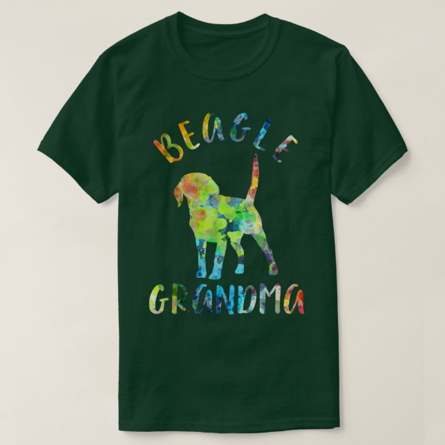 Camiseta Beagle Grandma Funny Beagle Dueño  (Diseño del anverso)