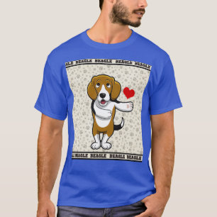 Camiseta Beagle Hogar Risando Velas y Olas Occidentales Y