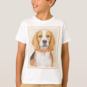 Camiseta Beagle Hound Dog Pintura original de animales