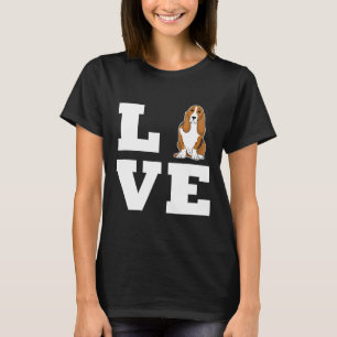 Camiseta Beagle-I Love Basset Hound