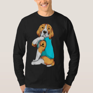 Camiseta Beagle I Love Mom Apparte, Perro Mom Gifts Mujeres