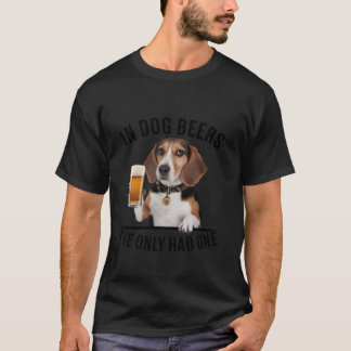 Camiseta Beagle In Dog beers sólo he tenido un Drinki diver