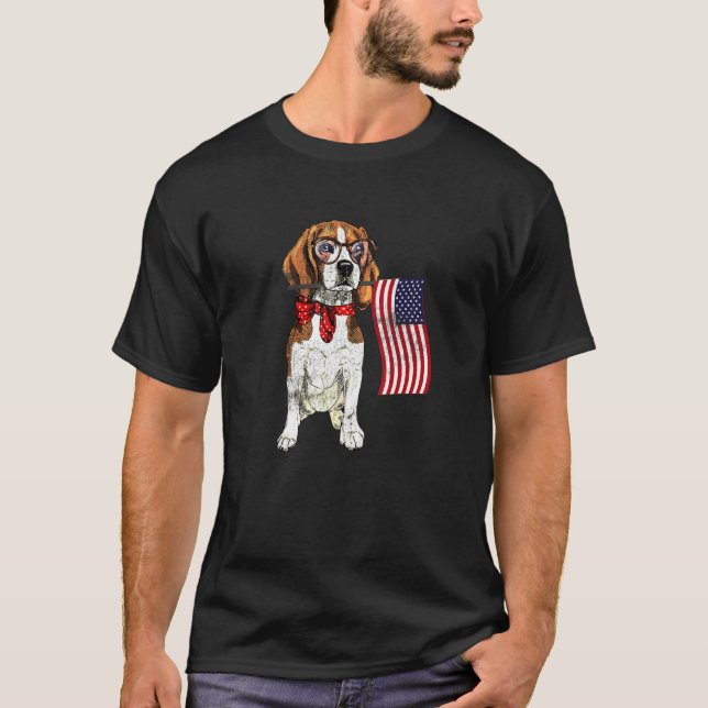 Camiseta Beagle inteligente (Anverso)