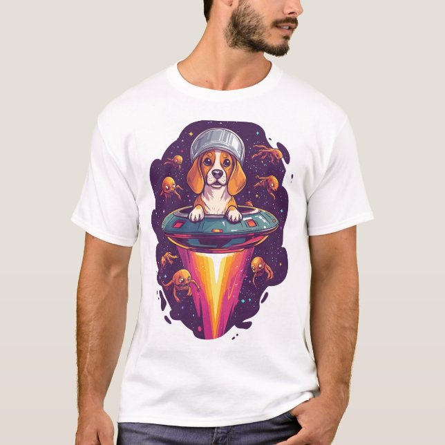 Camiseta Beagle � Intergalactic Dog Encounter (Anverso)