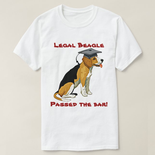Camiseta Beagle legal (Diseño del anverso)