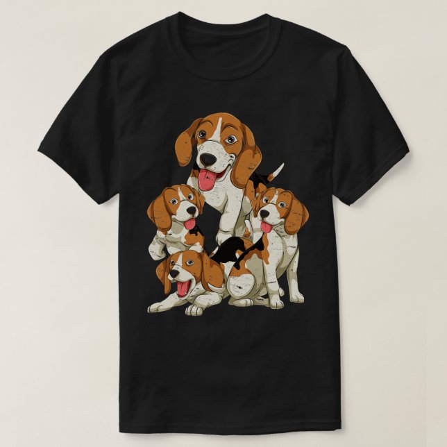 Camiseta Beagle Lover Dueño De Perro Mascota Animal Beagle (Diseño del anverso)