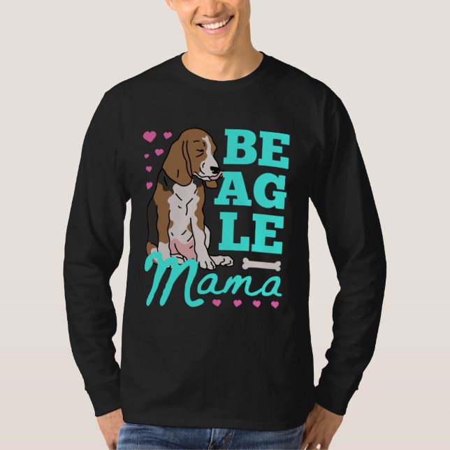 Camiseta Beagle Mama Beagles Mom Dog Owner Beagle (Anverso)