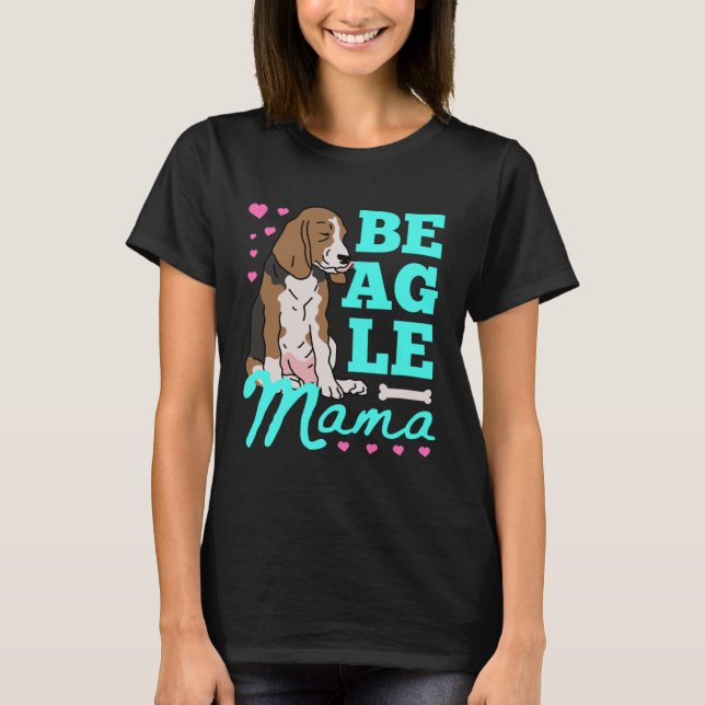 Camiseta Beagle Mama Beagles Mom Dog Owner Beagle (Anverso)