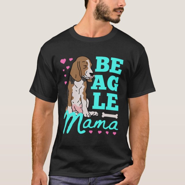Camiseta Beagle Mama Beagles Mom Dog Owner Beagle (Anverso)