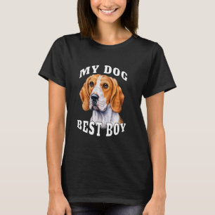 Camiseta Beagle Mascota Dueño de Perro Diseño de Mi Perro M