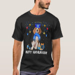 Camiseta Beagle Menorah Gorras Navidades Felices Hanukkah J<br><div class="desc">Navidades Gorras Beagle Menorah Felices Hanukkah Judío.</div>