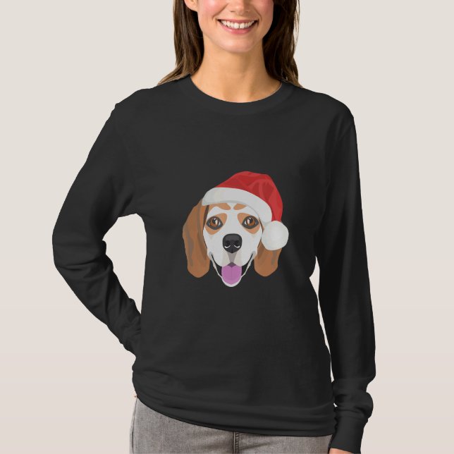 Camiseta Beagle Merry Christmas (Anverso)
