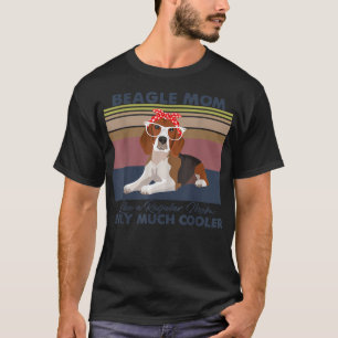 Camiseta Beagle Mom Bandana Match Perro vintage del Día de 