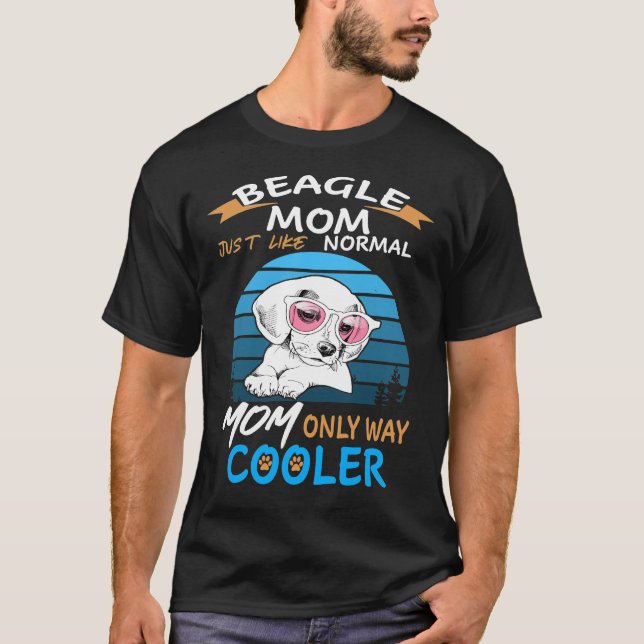 Camiseta Beagle Mom Cooler 186 (Anverso)