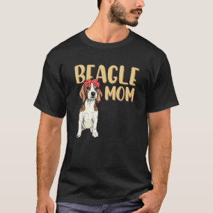 Camiseta Beagle Mom Cute Dog Day Headbands Para Mujeres G