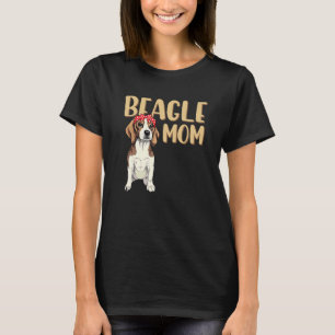 Camiseta Beagle Mom Cute Dog Day Headbands Para Mujeres Hom