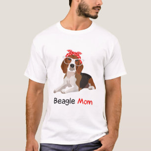 Camiseta Beagle Mom Dog Bandana Pet Lover Gift Beagle