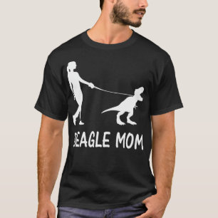 Camiseta Beagle Mom Dog Beagle Mama Dinosaur Madres 