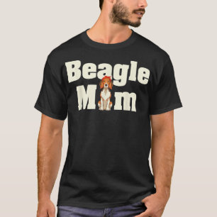 Camiseta Beagle Mom Dog Dueñas Mujeres Cuidan A Mascota Ani