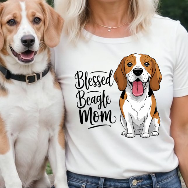 Camiseta Beagle Mom Life Tee - Un regalo para mamá de perro (Subido por el creador)