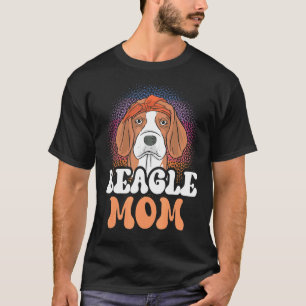 Camiseta Beagle Mom Puppy Beagles Perro Madre Mamá Mamá Mam