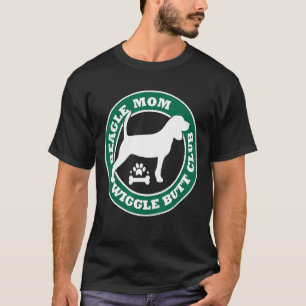 Camiseta Beagle Mom Wiggle Butt Club Cute Dog Dueño Mascota