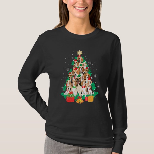 Camiseta Beagle Navidades (Anverso)