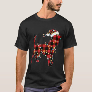 Camiseta Beagle Navidades Red Plaid Buffalo Pajamas Xmas Do
