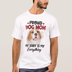 Camiseta Beagle Orgullosa Mamá Perra Siempre Mi Bebé Es Mi