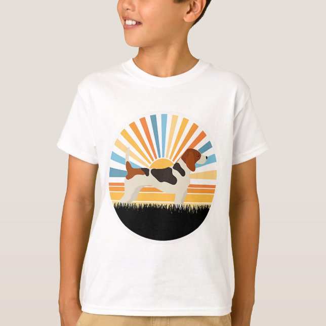Camiseta beagle - perro mamá perro papá mascota de la puest (Anverso)