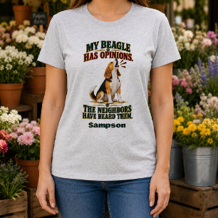 Camiseta Beagle Personalizado Tiene Opiniones 