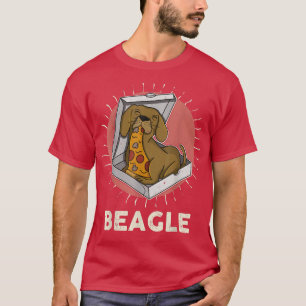 Camiseta Beagle Pizza Walk Dog Dueño De Perros Lover Puppy