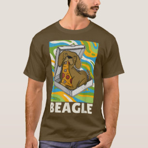Camiseta Beagle Pizza Walk Dog Dueño Del Perro Amante De La