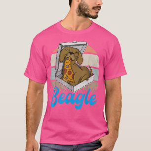 Camiseta Beagle Pizza Walk Dog Dueño Del Perro Amante De La