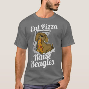 Camiseta Beagle Pizza Walk Dog Dueño Del Perro Amante De La