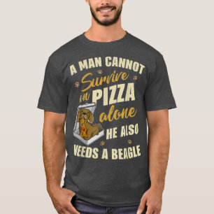Camiseta Beagle Pizza Walk Dog Dueño Del Perro Perro 