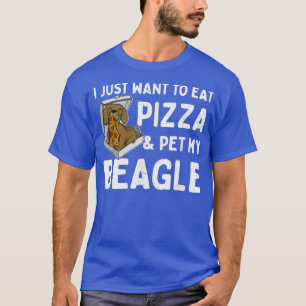 Camiseta Beagle Pizza Walk Dog Dueño Del Perro Perro 