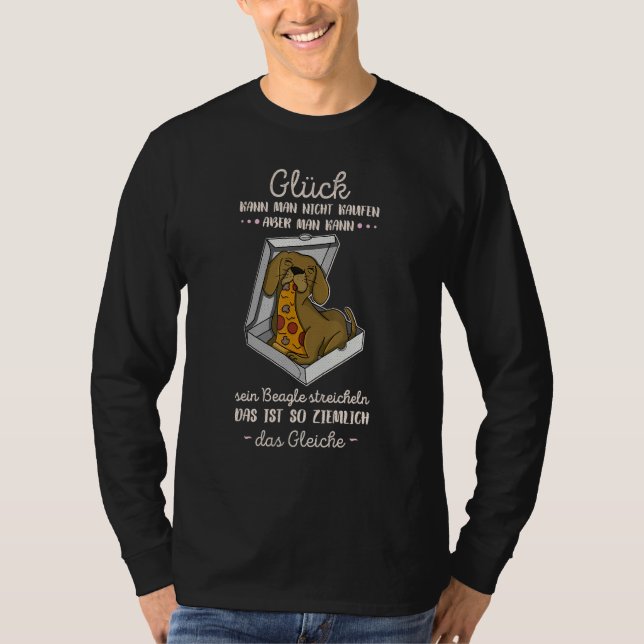 Camiseta Beagle Pizza Walk Dog Owner  Puppy 10 (Anverso)