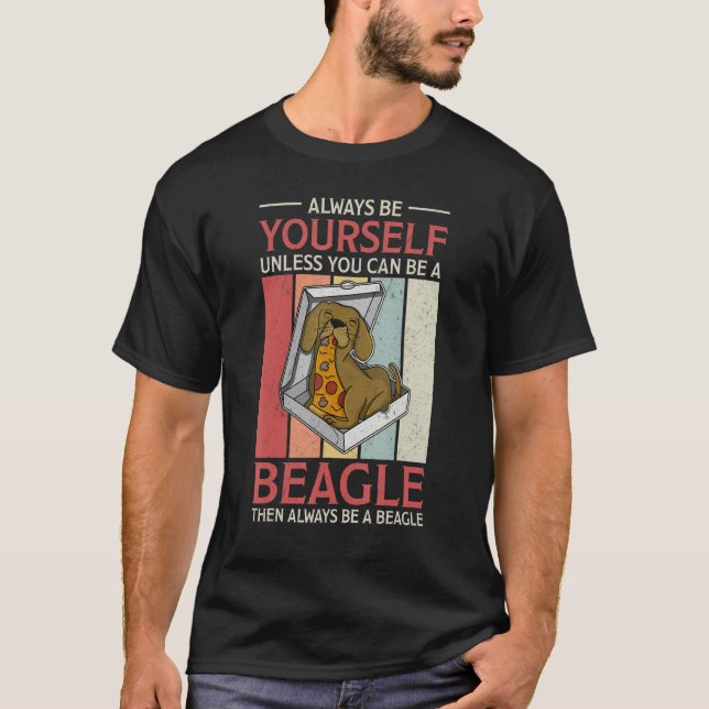 Camiseta Beagle Pizza Walk Dog Owner  Puppy 14 (Anverso)