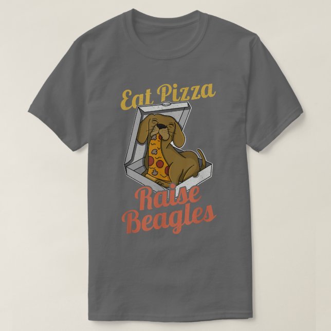 Camiseta Beagle Pizza Walk Perro Dueño de Perro Perro Amant (Diseño del anverso)