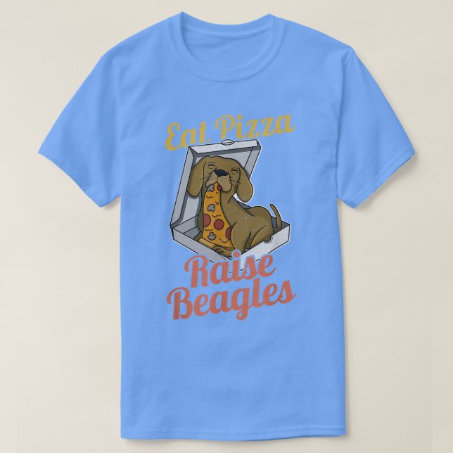 Camiseta Beagle Pizza Walk Perro Propietario de Perro Perro (Diseño del anverso)