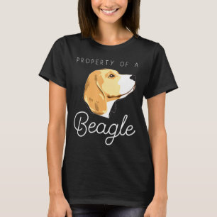 Camiseta Beagle Property Funny Dog Lover Dog Mom Gift Idea