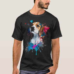 Camiseta Beagle Puppy Lover Cute Día de San Valentín Amor T