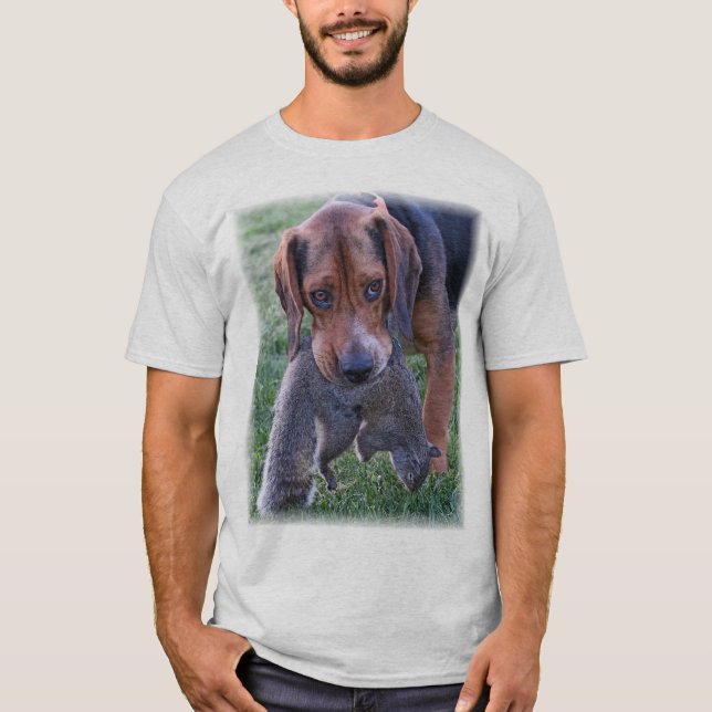 Camiseta Beagle que recupera la ardilla (Anverso)