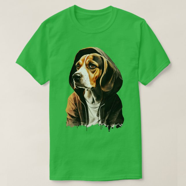 Camiseta Beagle Rapper 1 (Diseño del anverso)